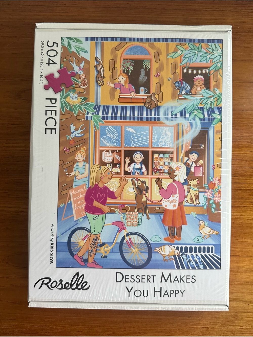 New in Box Roselle Bakery Toronto Puzzle - 504 Pieces - Rare + Collectible
